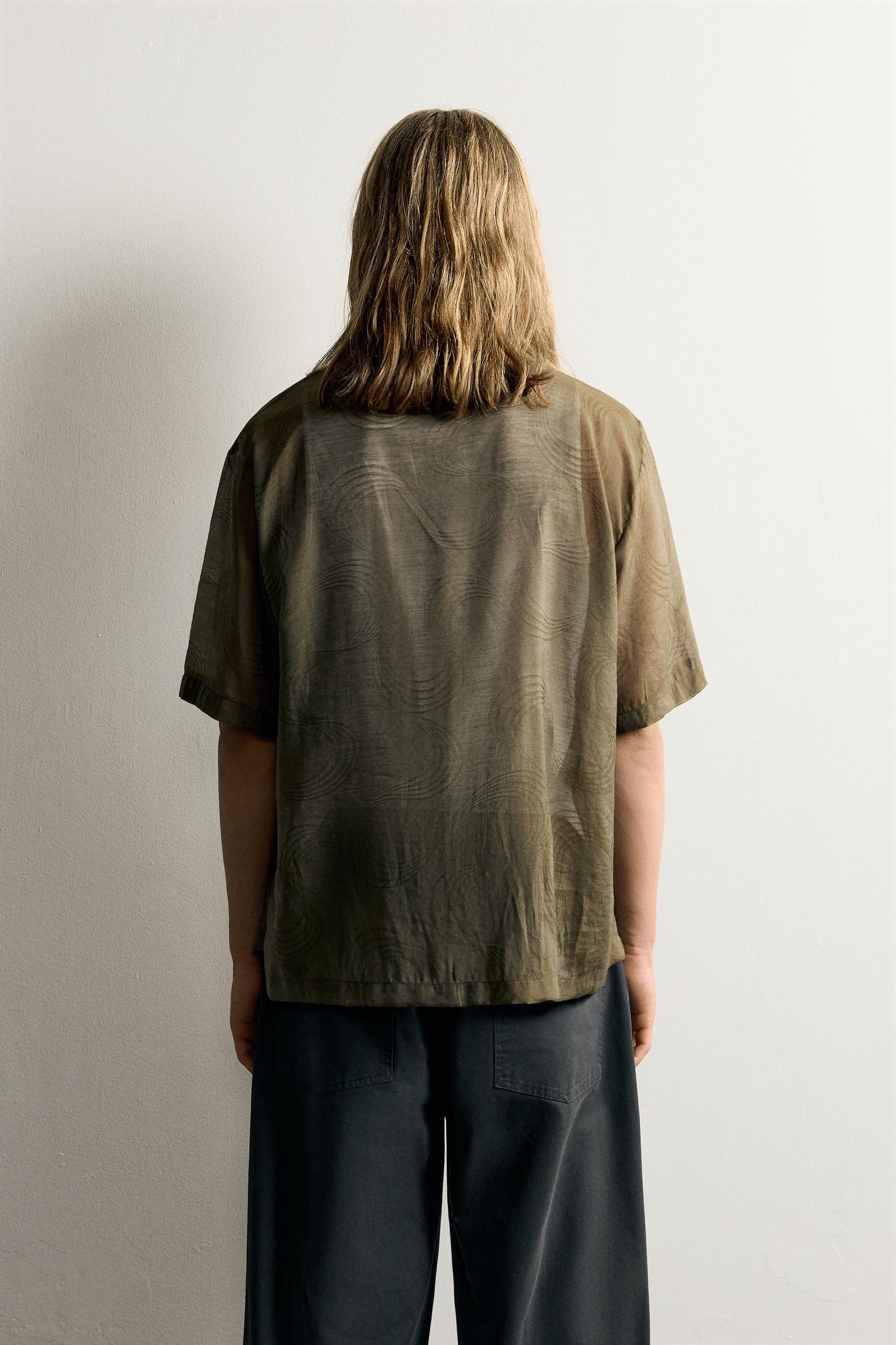 FLUID JACQUARD SHIRT
